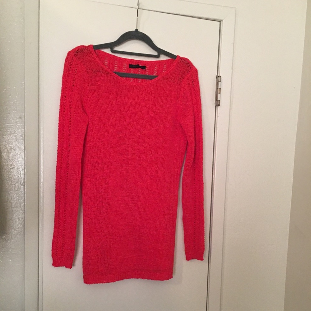 Rachel Zoe Red Knit Sweater